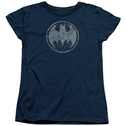 Batman - Womens Starry Night Shield T-Shirt