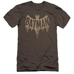 Batman Classic Tv - Mens Vintage Logo Premium Slim Fit T-Shirt