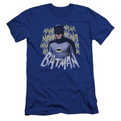 Batman Classic Tv - Mens Theme Song Premium Slim Fit T-Shirt