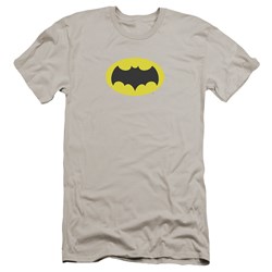 Batman Classic Tv - Mens Chest Logo Premium Slim Fit T-Shirt