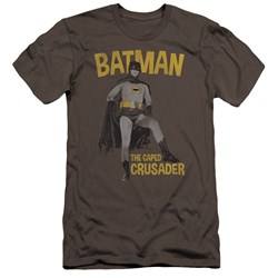 Batman Classic Tv - Mens Caped Crusader Premium Slim Fit T-Shirt