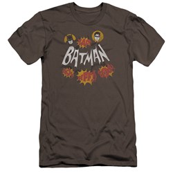 Batman Classic Tv - Mens Sound Effects Premium Slim Fit T-Shirt