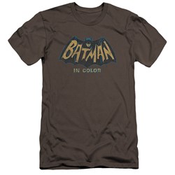 Batman Classic Tv - Mens In Color Premium Slim Fit T-Shirt
