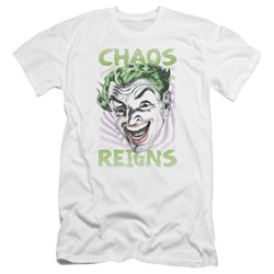 Batman Classic Tv - Mens Chaos Reigns Premium Slim Fit T-Shirt