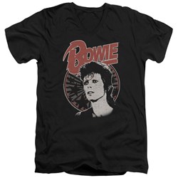 David Bowie - Mens Space Oddity V-Neck T-Shirt