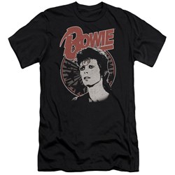 David Bowie - Mens Space Oddity Premium Slim Fit T-Shirt