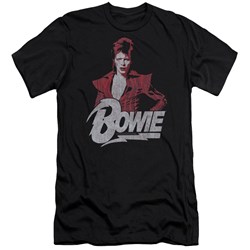 David Bowie - Mens Diamond David Premium Slim Fit T-Shirt