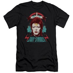 David Bowie - Mens Ziggy Heads Premium Slim Fit T-Shirt
