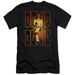David Bowie - Mens Perched Premium Slim Fit T-Shirt
