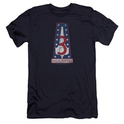 Bsg - Mens Vigilantes Badge Premium Slim Fit T-Shirt