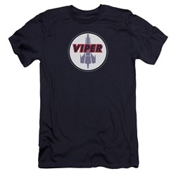 Bsg - Mens Viper Badge Premium Slim Fit T-Shirt