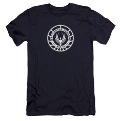 Bsg - Mens Pegasus Badge Premium Slim Fit T-Shirt