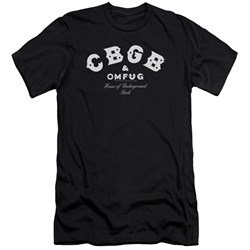 Cbgb - Mens Classic Logo Premium Slim Fit T-Shirt