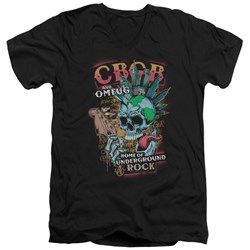 Cbgb - Mens City Mowhawk V-Neck T-Shirt