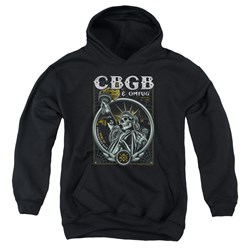 Cbgb - Youth Liberty Skull Pullover Hoodie