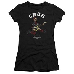 Cbgb - Juniors Skull Jump T-Shirt