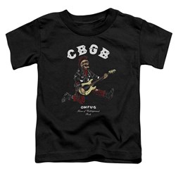 Cbgb - Toddlers Skull Jump T-Shirt
