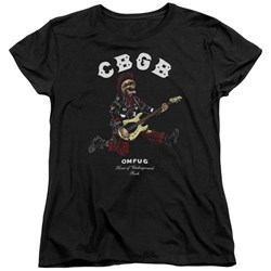 Cbgb - Womens Skull Jump T-Shirt