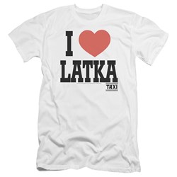 Taxi - Mens I Heart Latka Premium Slim Fit T-Shirt