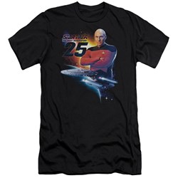 Star Trek - Mens Tng 25 Premium Slim Fit T-Shirt