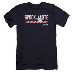 Star Trek - Mens Spock The Vote Premium Slim Fit T-Shirt
