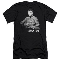 Star Trek - Mens Kirk Words Premium Slim Fit T-Shirt