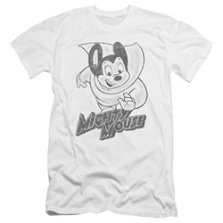 Mighty Mouse - Mens Mighty Sketch Premium Slim Fit T-Shirt