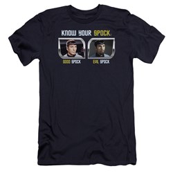 St Original - Mens Know Your Spock Premium Slim Fit T-Shirt