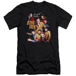 Star Trek - Mens At The Controls Premium Slim Fit T-Shirt