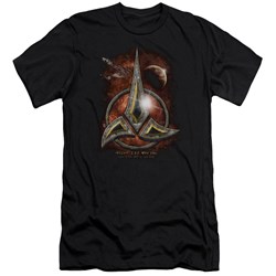 Star Trek - Mens Klingon Crest Premium Slim Fit T-Shirt