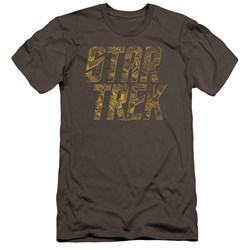 Star Trek - Mens Schematic Logo Premium Slim Fit T-Shirt