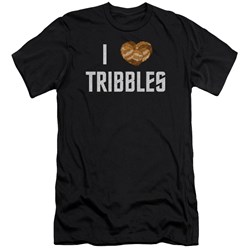 Star Trek - Mens I Heart Tribbles Premium Slim Fit T-Shirt
