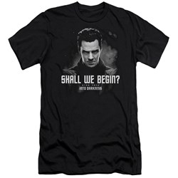 Star Trek - Mens Shall We Begin Premium Slim Fit T-Shirt