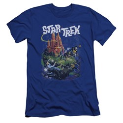 Star Trek - Mens Vulcan Battle Premium Slim Fit T-Shirt