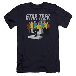 Star Trek - Mens Vector Crew Premium Slim Fit T-Shirt