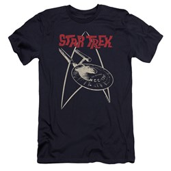 Star Trek - Mens Ship Symbol Premium Slim Fit T-Shirt