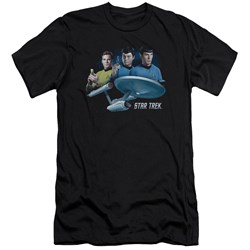 Star Trek - Mens Main Three Premium Slim Fit T-Shirt