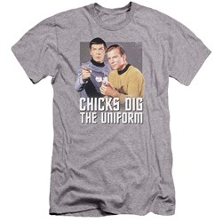 Star Trek - Mens Chicks Dig Premium Slim Fit T-Shirt