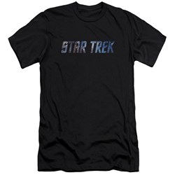Star Trek - Mens Space Logo Premium Slim Fit T-Shirt