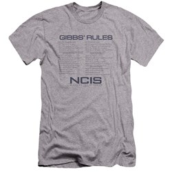 Ncis - Mens Gibbs Rules Premium Slim Fit T-Shirt
