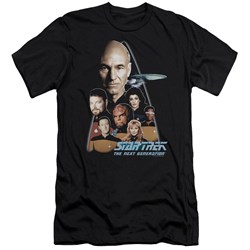 Star Trek - Mens The Next Generation Premium Slim Fit T-Shirt