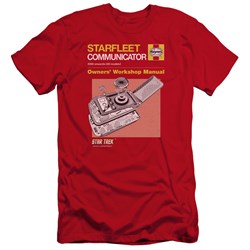 Star Trek - Mens Comm Manual Premium Slim Fit T-Shirt