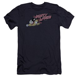 Mighty Mouse - Mens Mighty Retro Premium Slim Fit T-Shirt