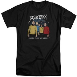 Star Trek - Mens Stange New World Tall T-Shirt