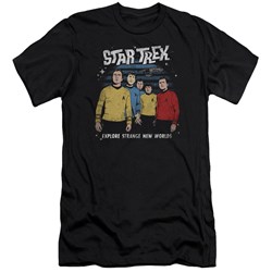 Star Trek - Mens Stange New World Premium Slim Fit T-Shirt