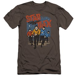 Star Trek - Mens Run Forward Premium Slim Fit T-Shirt