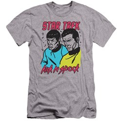 Star Trek - Mens Kirk N Spock Premium Slim Fit T-Shirt