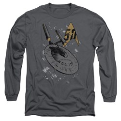 Star Trek - Mens Enterprise Dash Long Sleeve T-Shirt