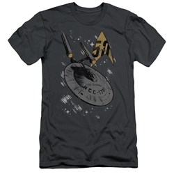 Star Trek - Mens Enterprise Dash Premium Slim Fit T-Shirt