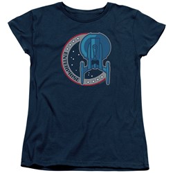 Star Trek - Womens Enterprise Patch T-Shirt